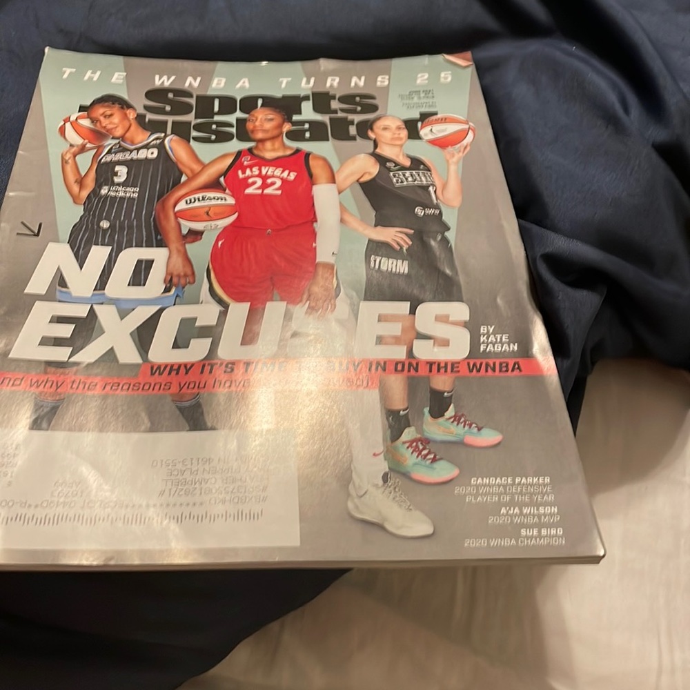 Sports illustrated magazine from July of 2021 WNBA preview for 2021 is in it